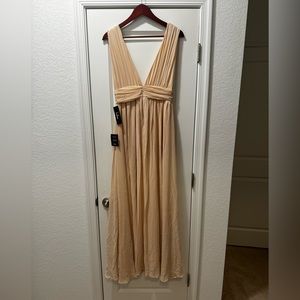 Heavenly Hues Cream Maxi Dress